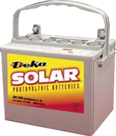 MK Powered® Deka® Solar 8GU1H Sealed Gel Valve-Regulated Solar Battery.